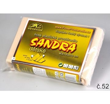 Dětské froté prostěradlo, 60x120cm - Sandra 60 froté standard
