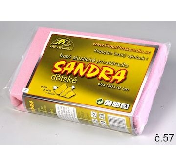 Dětské froté prostěradlo, 60x120cm - Sandra 60 froté standard