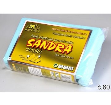 Dětské froté prostěradlo, 60x120cm - Sandra 60 froté standard